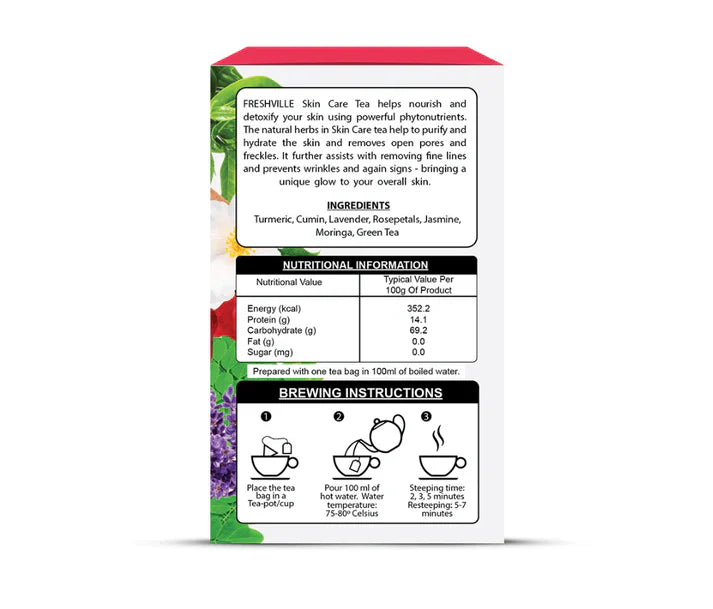 Freshville Skin Care Green Tea Bags
