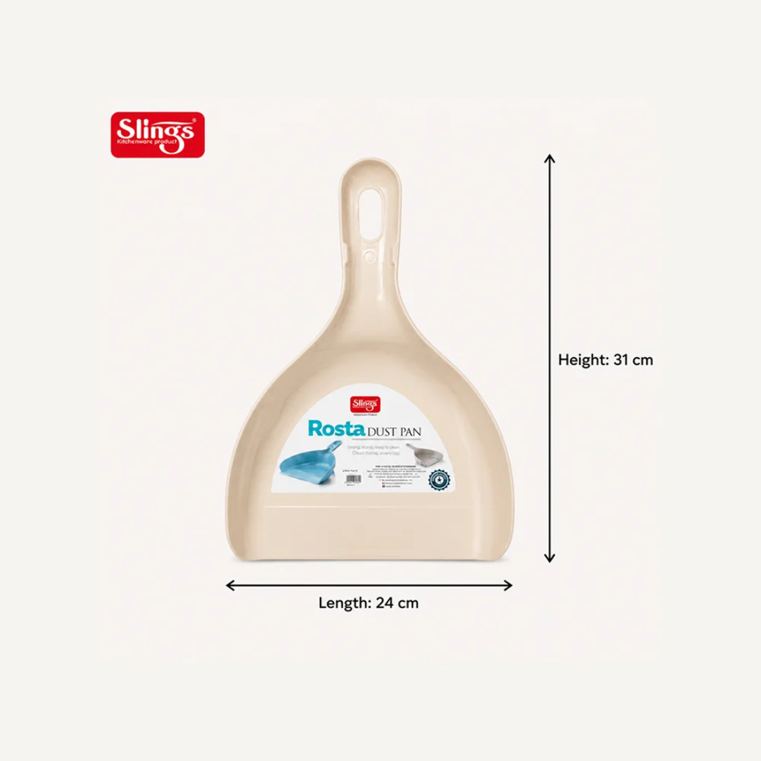 Slings Rosta Large Plastic Dust Pan