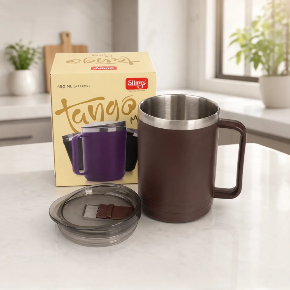 Slings Tango 450 ml Stainless Steel Insulated Mug