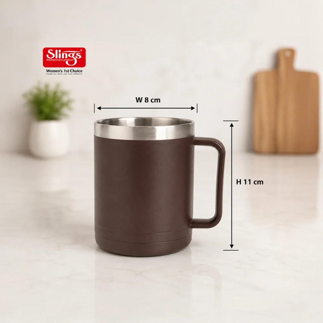 Slings Tango 450 ml Stainless Steel Insulated Mug