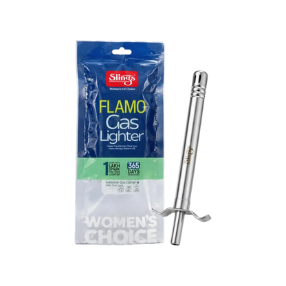 Slings Flamo Stainless Steel Flamo Gas Lighter