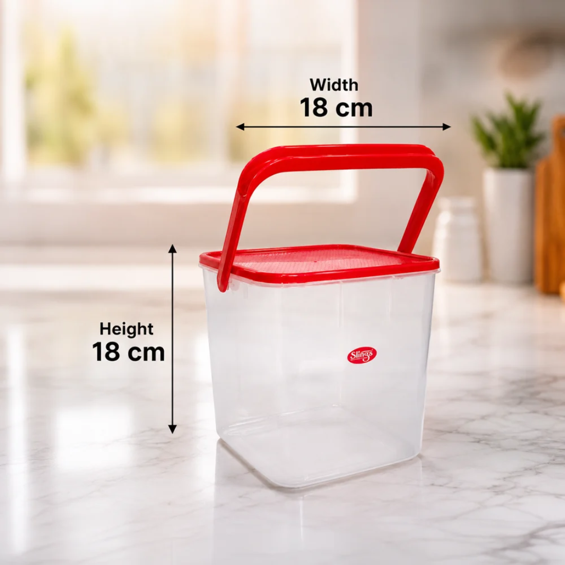 Slings Multipurpose Square Storage Container (5000 ml)