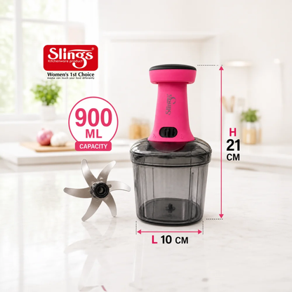 Slings Turbo Push Chopper (900 ml)