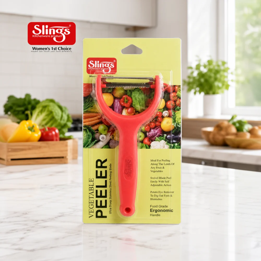 Slings Ergonomic Y-Shaped Vegetable Peeler