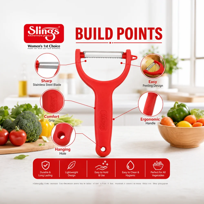 Slings Ergonomic Y-Shaped Vegetable Peeler